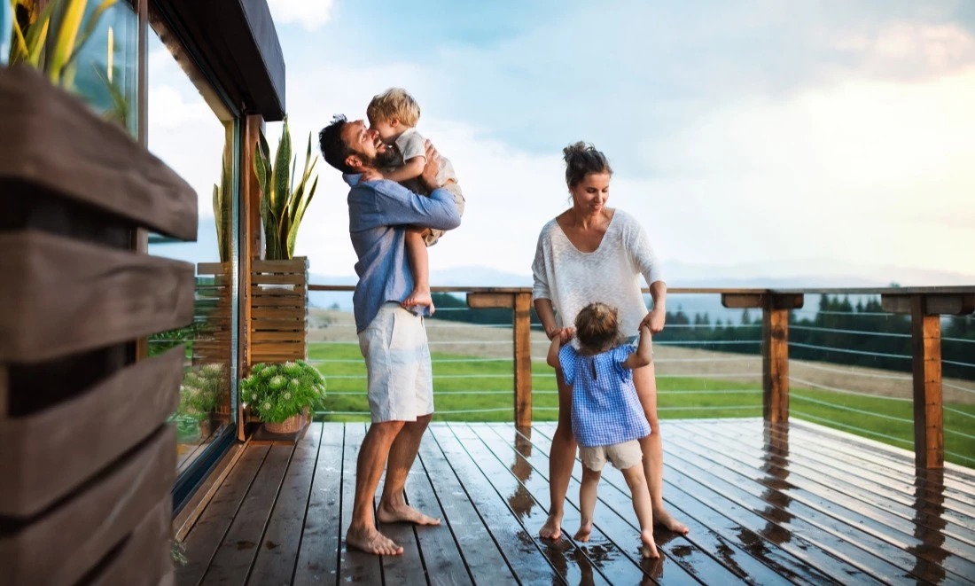 Une terrasse s&eacute;curis&eacute;e pour votre mobilhome