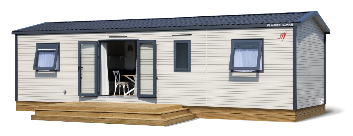 Vue extérieure mobilhome